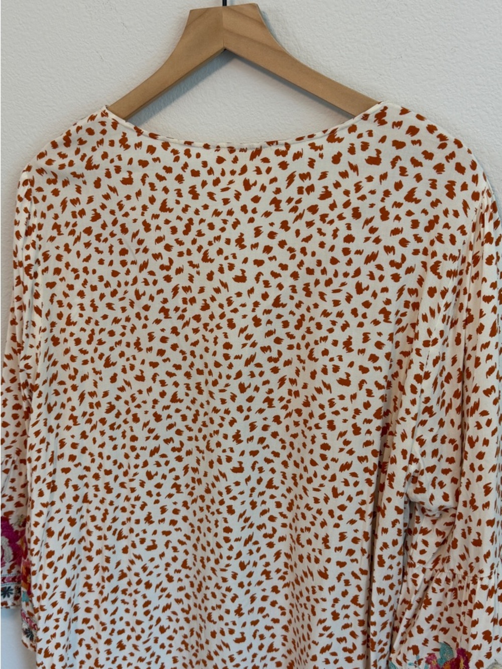 Savanna Jane Leopard-Print Tunic with Pink & Blue Embroidery - Picture 13 of 15